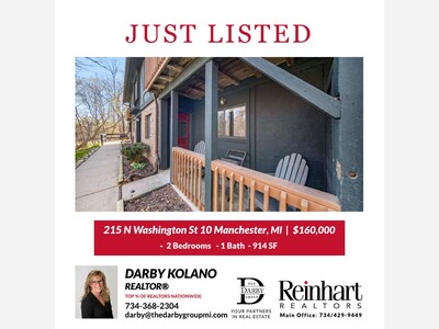 NEW LISTING - 215 N Washington St 10 Manchester, MI
