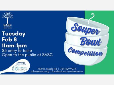 Sample Splendid Soups at the Souper Bowl to Benefit the Saline Senior Center
