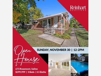 OPEN HOUSE- 673 Rosemont Ave Sunday November 30th from 12-2pm