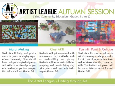 Art Classes Offered Through Saline Community Education