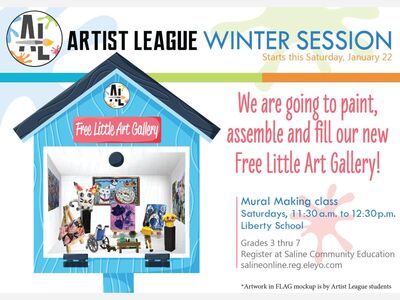 The Artist League is Offering a  Free Little Art Gallery  Class for the Winter Session