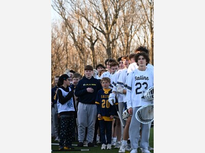 Saline Varsity Men's Lacrosse Splits Two SEC Games in Busy Week