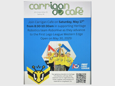 Heritage LEGO ROBOHIVE Visits Carrigan Café!

