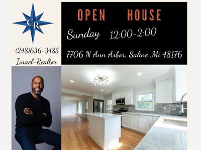 Open House.  October 24, 2021 , 12:00- 2:00