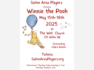 Saline Area Players Present Winnie the Pooh May 15-18